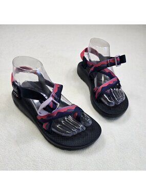 Chaco Z/2 Thomas Rhett Womens Size 7 Z/1 Sandals Navy & Pink Adjustable Straps